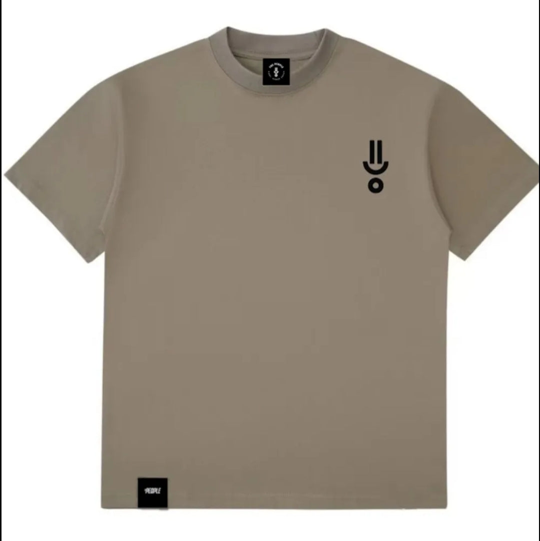 The Person Tee- Earth Grey