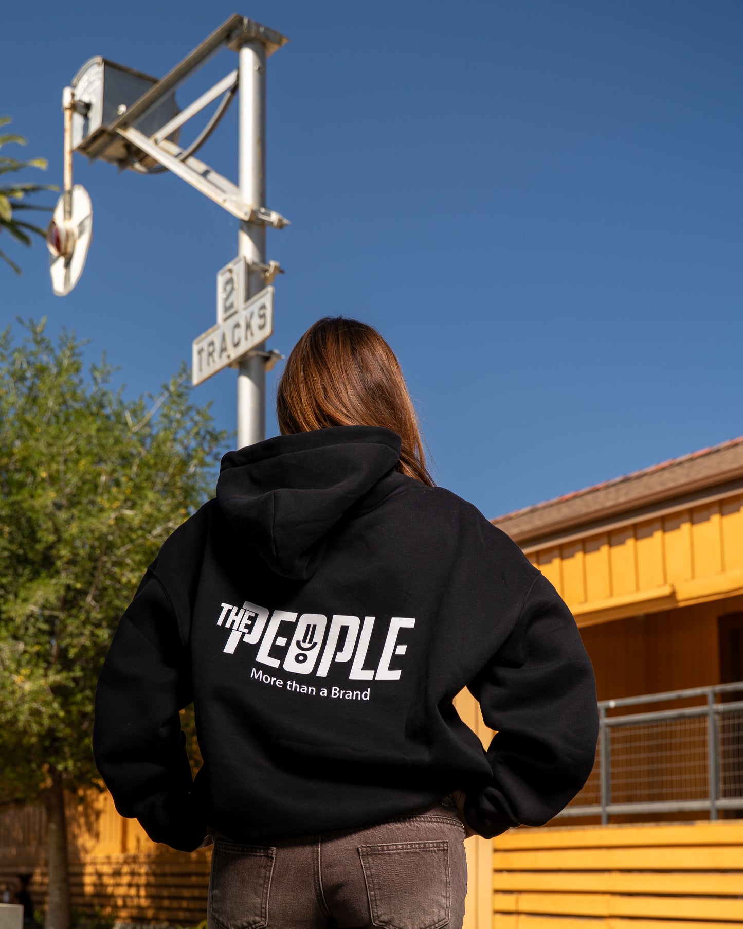 The Person Hoodie- Black & White