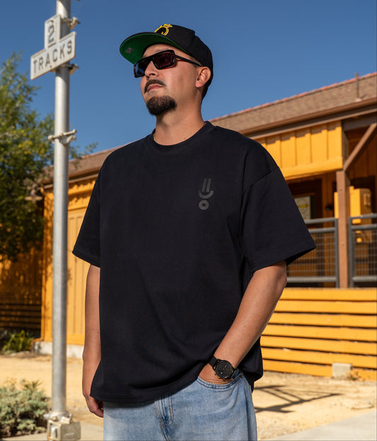 The Person Tee-Black