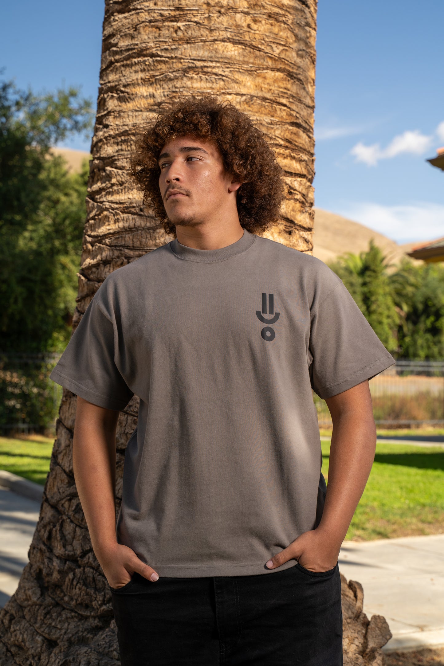 The Person Tee- Earth Grey