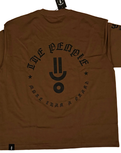 Brown long sleeve people tee