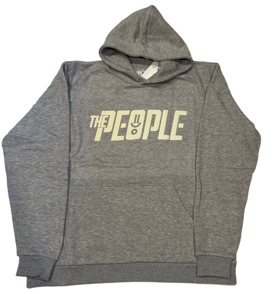 The PEOPLE Oversized Hoodie Gray & Cream