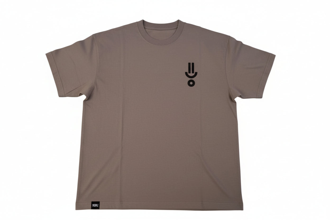 The Person Tee- Earth Grey