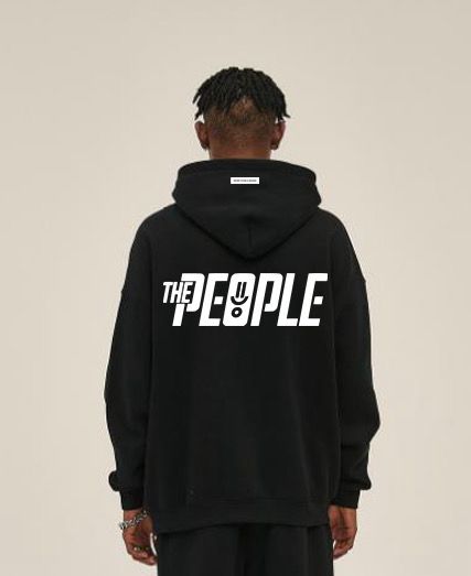 The Person - Black & White  Hoodie