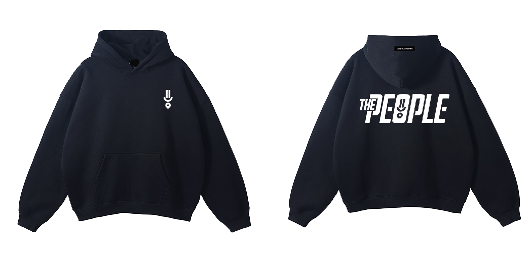 The Person - Black & White  Hoodie